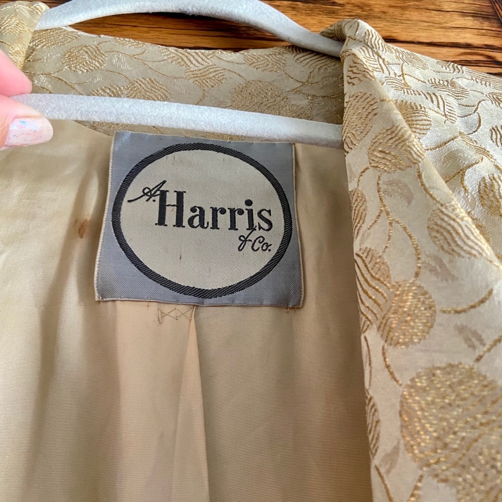 Classic dress coat -Stunning material from 60’s)
